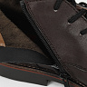 Коричневые ботинки из кожи на подкладке из текстиля