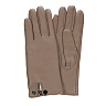 Размер 6.5, кожаные серо-коричневые перчатки