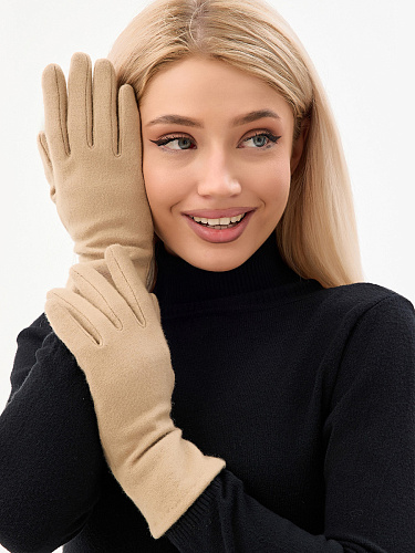 Перчатки женские бежевые Respect