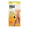 Носки Esli Mira 20 den, разм. 23-25 чёрные Conte
