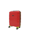 Красный компактный чемодан из полипропилена