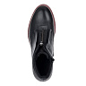 Черные ботинки на утолщенной контрастной подошве