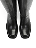 Черные ботфорты из кожи RESPECT PREMIUM