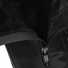 Черные сапоги на шнуровке из кожи на подкладке из текстиля на утолщенной тракторной подошве