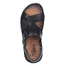 Черные сандалии из кожи