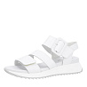 Белые сандалии из гладкой кожи Rieker Sport