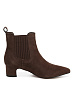Коричневые ботильоны из велюра El Tempo