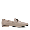 Бежевые лоферы из экокожи Nine West