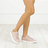 Розовые кеды из экокожи на подкладке из экокожи Nine West