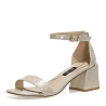 Бежевые босоножки из экокожи Nine West