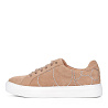 Бежевые кеды из велюра CorsoComo