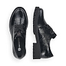 Черные закрытые туфли из экокожи