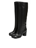 Черные сапоги из кожи RESPECT PREMIUM