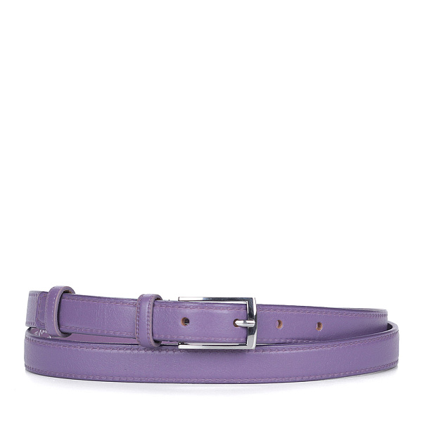 Фиолетовый кожаный ремень