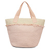 Розовая пляжная сумка из целлюлозы