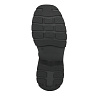 Черные ботинки из кожи на подкладке из текстиля на тракторной подошве