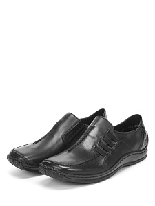 Черные туфли из кожи