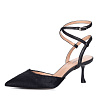 Черные босоножки из велюра CorsoComo