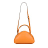 Оранжевая сумка сэтчел из экокожи