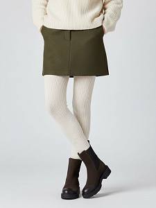 Коричневые зимние ботинки из кожи