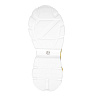 Белые кроссовки из кожи с декоративными контрастными элементами