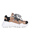 Бронзовые кроссовки из кожи CorsoComo