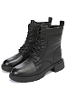 Черные зимние ботинки из кожи Respect