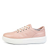 Розовые кеды из кожи на подкладке из текстиля CorsoComo