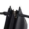Черная сумка сэтчел из экокожи