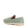 Оливковые лоферы из велюра CorsoComo
