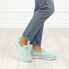 Зеленые закрытые туфли из текстиля в спортивном стиле Nine West