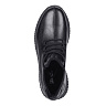 Черные кожаные кроссовки на шнуровке