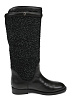 Черные зимние сапоги из велюра RESPECT PREMIUM