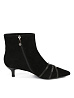 Черные ботильоны из велюра RESPECT PREMIUM