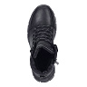 Черные ботинки на шерсти из нубука