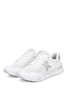 Белые кроссовки из текстиля