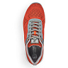 Оранжевые кроссовки из текстиля