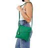 Зеленая сумка из экокожи