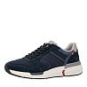 Синие кроссовки из текстиля и кожи Rieker Sport