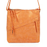 Оранжевая сумка из экокожи