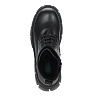 Черные ботинки из кожи на подкладке из текстиля