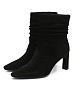 Черные ботильоны из велюра RESPECT PREMIUM