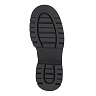 Черные ботинки из кожи на шнуровке на подкладке из натуральной шерсти на утолщенной подошве