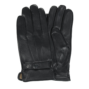 Размер 10.5, кожаные черные перчатки
