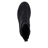 Черные ботинки из гладкой экокожи на молнии