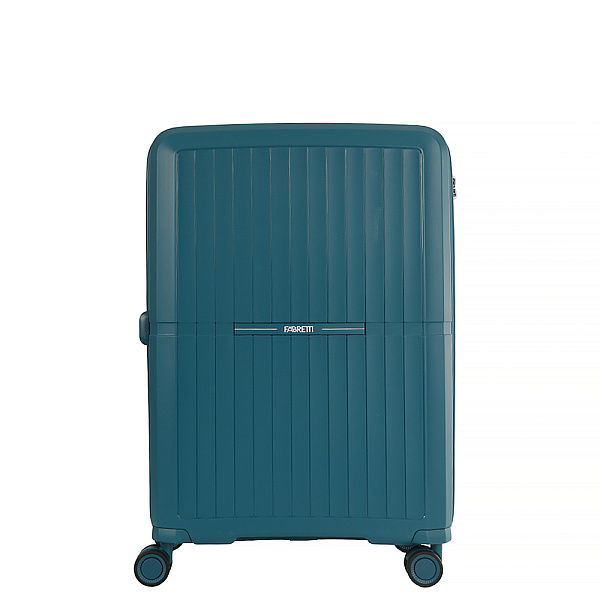 Зеленый универсальный чемодан из полипропилена