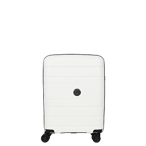 Белый чемодан из полипропилена