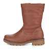Коричневые сапоги с опушкой Rieker