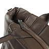 Бежевая сумка тоут из экокожи с дополнительным кошельком и наружным карманом на молнии