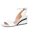 Белые кожаные босоножки CorsoComo